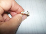 2 CT diamond in 18 CT gold wedding ring