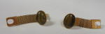 New  -- Tiger Eye Cuff Links & Tie Pin Set