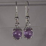 Amethyst in Sterling Earrings