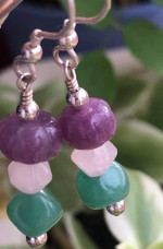 Sterling Silver Jade Earrings