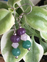 Sterling Silver Jade Earrings