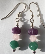 Sterling Silver Jade Earrings