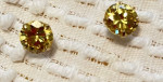 Citrine Stud Earrings