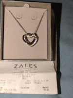 Beautiful 925 Double Heart Necklace