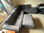 Sofa w/ chaise & Ottoman