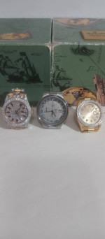 Two 18K Rolex Presidents and Heuer Chronograph Pilot