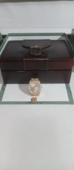 Two 18K Rolex Presidents and Heuer Chronograph Pilot