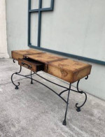 Metal Legs Sofa Table $150