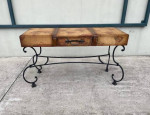 Metal Legs Sofa Table $150