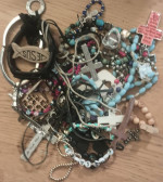Sm Bag of Religious Jewelry