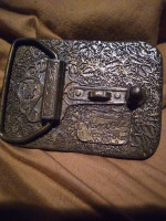 USA BELT BUCKLE ★ LIBERTY BELL 1776-1976