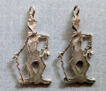 .925 Sterling Clown Pendant