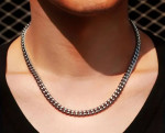 Stainless steel cuban necklace