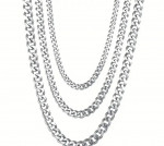 Stainless steel cuban necklace