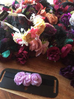 Flower head band chokers