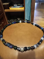 Labradorite, Quartz and Silver Necklace