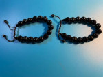 Two Onyx Buddha Bracelets
