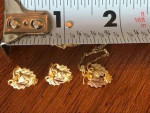 10K Black Hills Gold Leaf Pendant w Chain, & Earrings (all for $80)