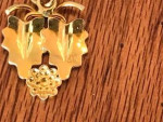 10K Black Hills Gold Leaf Pendant w Chain, & Earrings (all for $80)