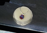 Alexandrite (created) Color Change Gemstone Pendant