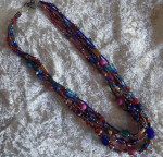 NECKLACE: Glass Beads. Stunning. Much Prettier Than in Photos