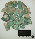 193 grams-100% Natural Raw Southwest US Blue Turquoise