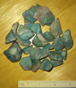 193 grams-100% Natural Raw Southwest US Blue Turquoise