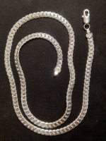 925 silver plated chain necklace.