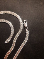 925 silver plated chain necklace.
