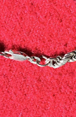Heavy Italian made 925 silver necklace.
