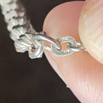 Heavy Italian made 925 silver necklace.