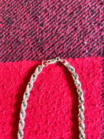 Heavy Italian made 925 silver necklace.