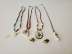 SCRIMSHAW NECKLACES