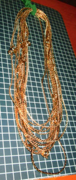 51 Gold Colored Jewelry Chains