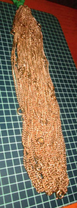 51 Gold Colored Jewelry Chains