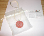 POKER GIRL CHIP NECKLACE