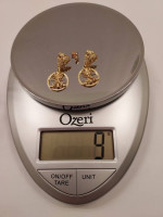 Saudi Arabia 750/18 kt Gold Earrings