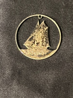 Silver Mercury Dime & Canadian Dime pendants