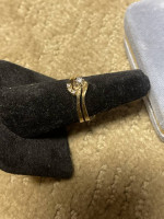 Ladies diamond wedding set