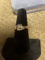 Diamond wedding set