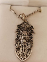 SILVER PLATED ANCIENT GREEK "ZEUS" PENDANT
