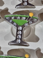 Martini shoe pin