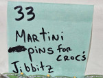Martini shoe pin