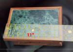 Heavy Old Wood & MarbleJewelry Box