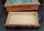 Heavy Old Wood & MarbleJewelry Box