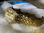CHRISTIAN BERNARD PARIS M343ZZ CZ Accent Sapphire Crystal MOP Dial Men