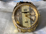 CHRISTIAN BERNARD PARIS M343ZZ CZ Accent Sapphire Crystal MOP Dial Men