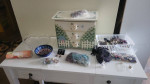 Handpainted jewelry box with jewelry