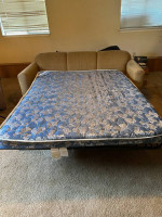 Recliner, Sofa, Headboard, antique loveseat