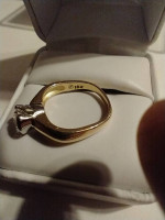 1.02 ct diamond solitaire ring Alvin Goldfarb
